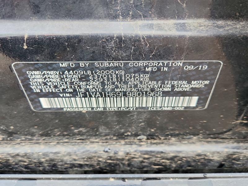 2020 Subaru Wrx Limited