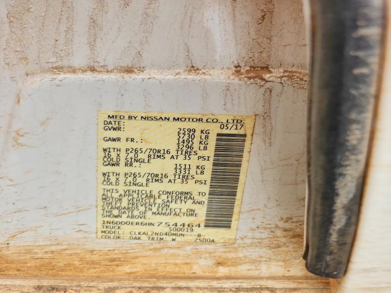 2017 Nissan Frontier