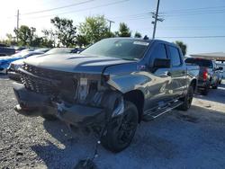 Salvage trucks for sale at Riverview, FL auction: 2020 Chevrolet Silverado K1500 Trail Boss Custom