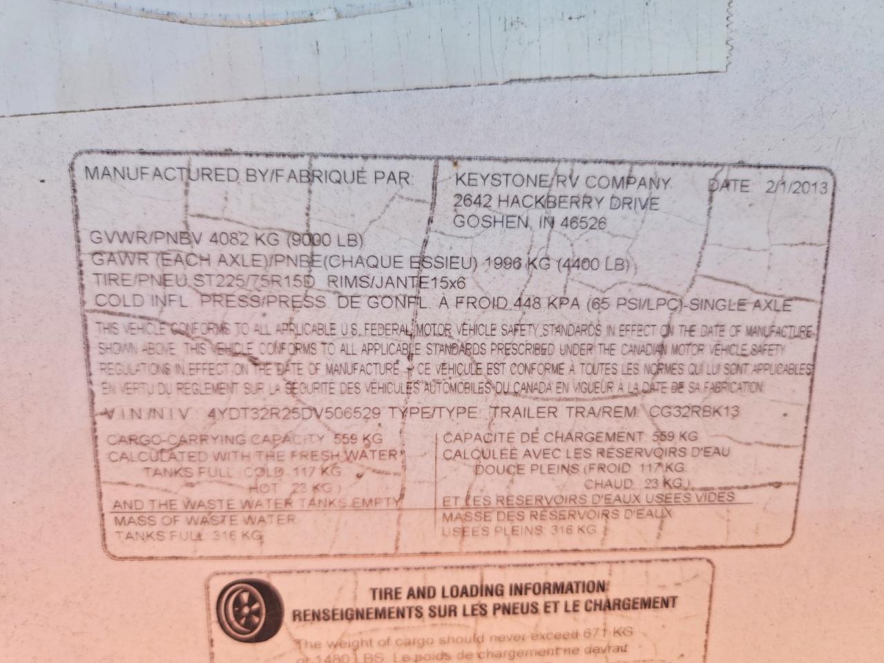 2013 Keystone Cougar Camper