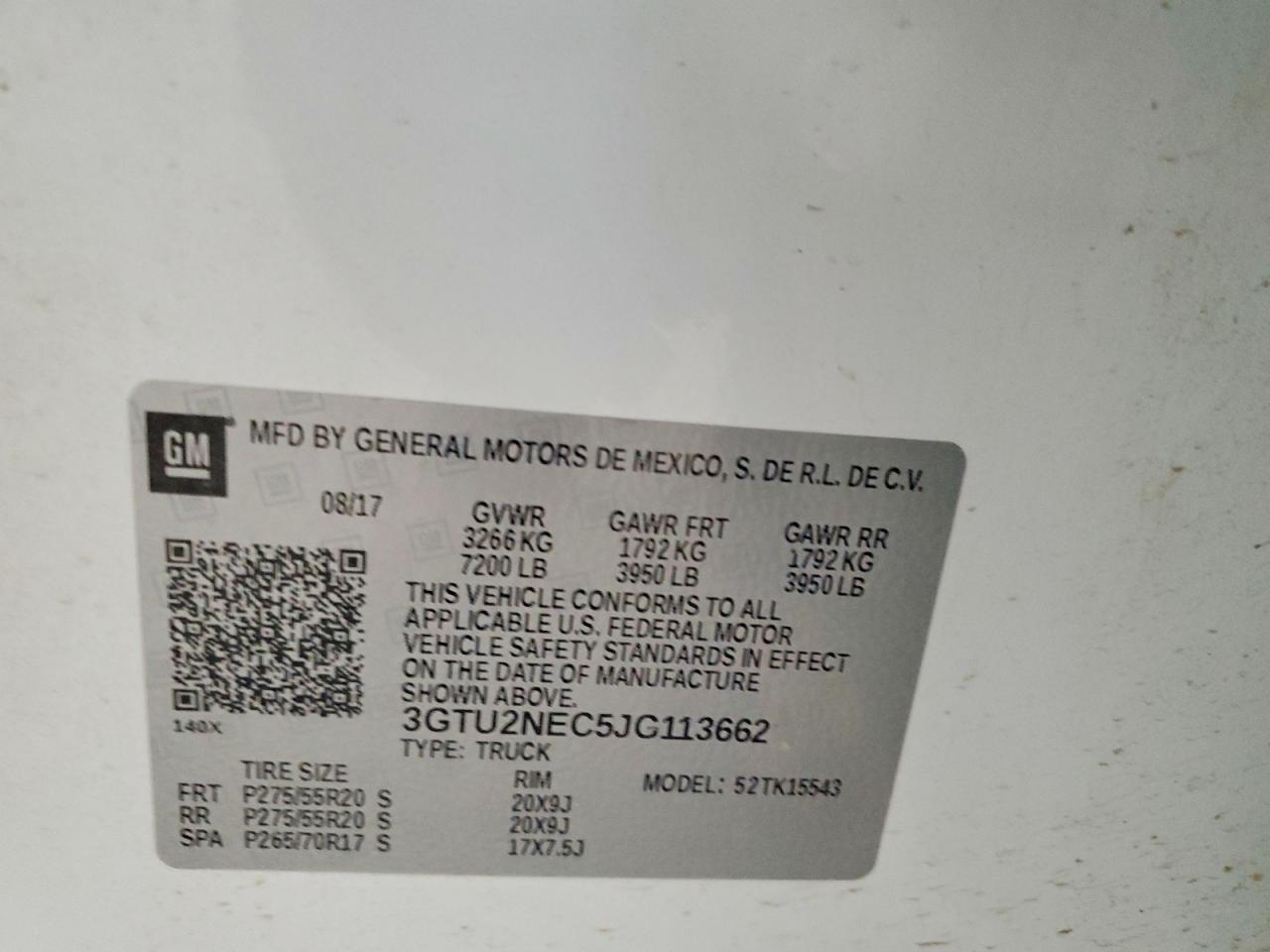2018 GMC Sierra K1500 SLT