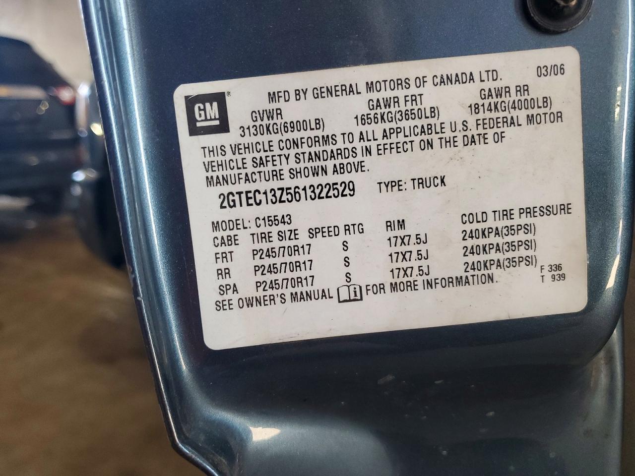 2006 GMC New Sierra C1500