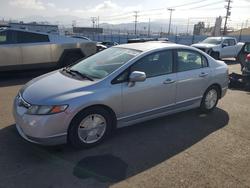 Vehiculos salvage en venta de Copart Sun Valley, CA: 2008 Honda Civic Hybrid
