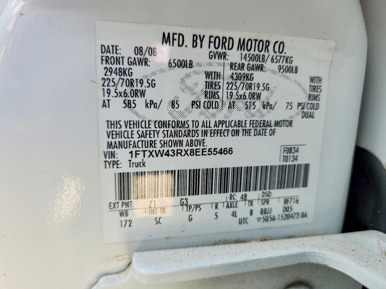 2008 Ford F450