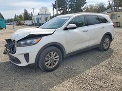 Salvage cars for sale from Copart Spanaway, WA: 2019 KIA Sorento lx