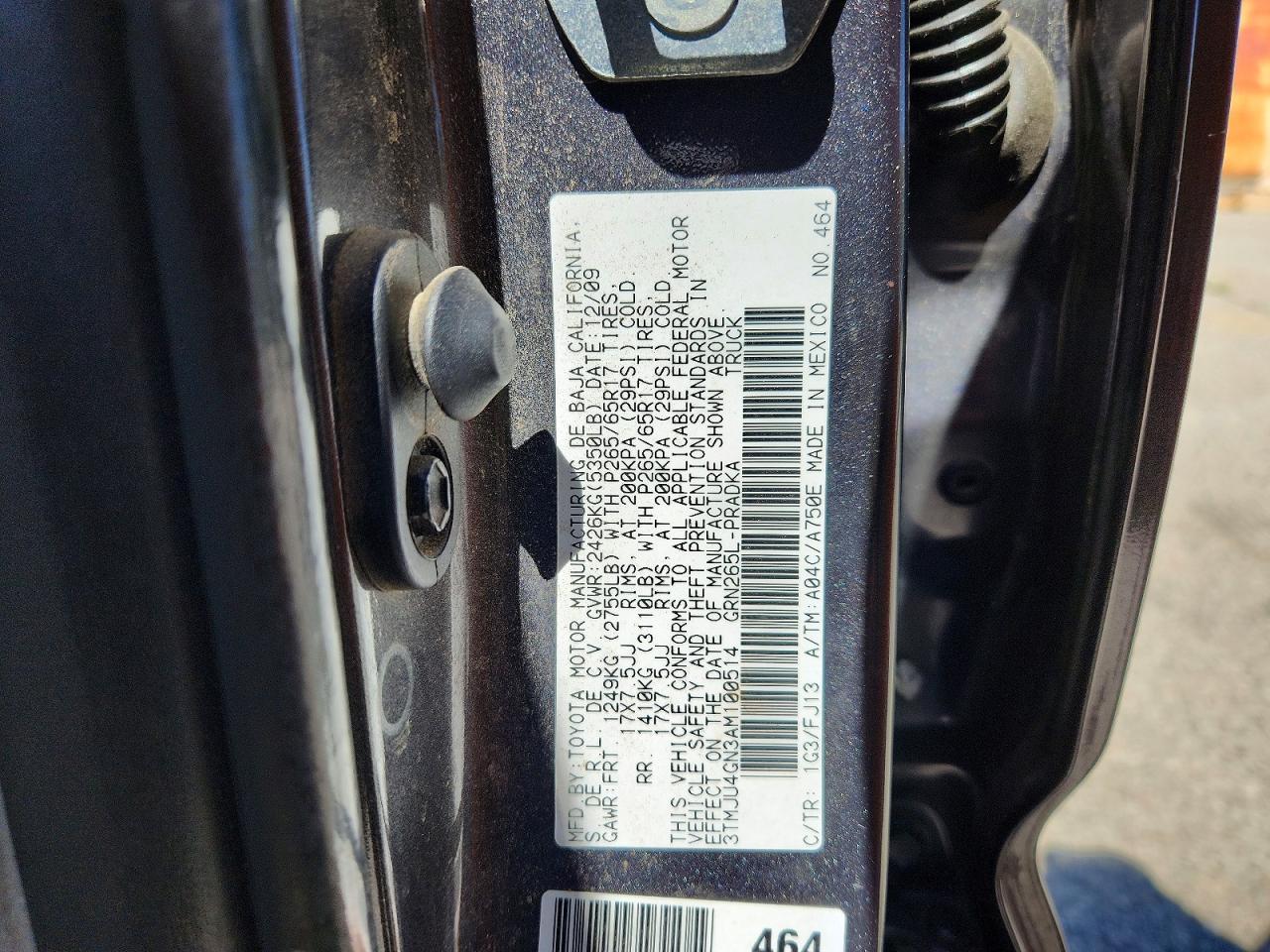 2010 Toyota Tacoma Prerunner V6