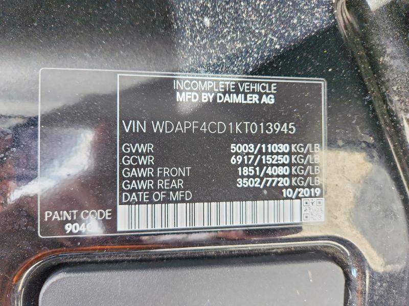 2019 Mercedes-Benz Sprinter 3500
