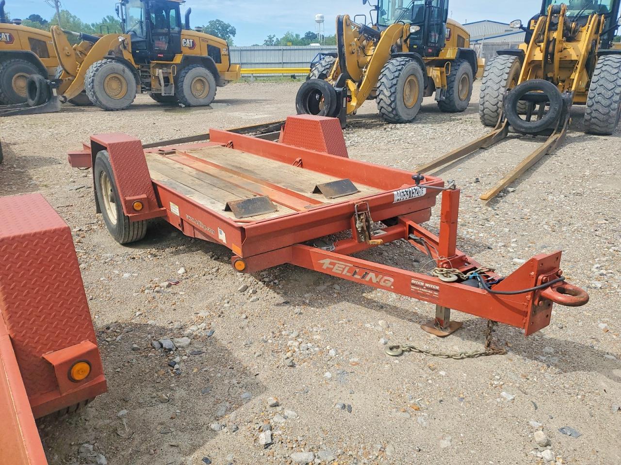 2017 Felling FT-6 T-1 Tilt Deck Equipment Trailer