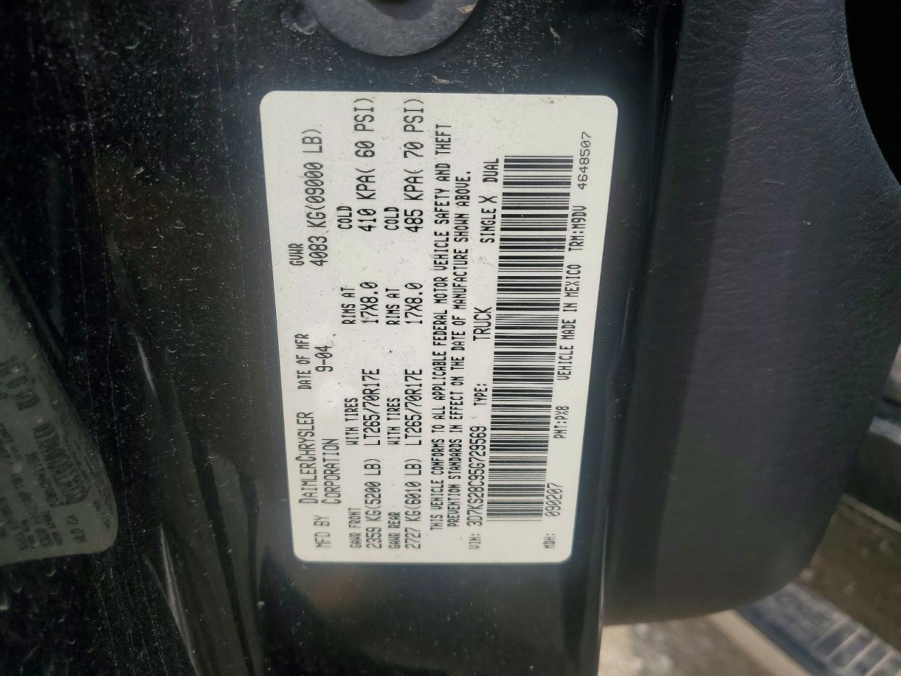 2005 Dodge RAM 2500 ST