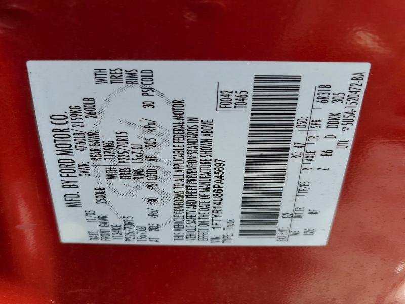 2006 Ford Ranger Super cab