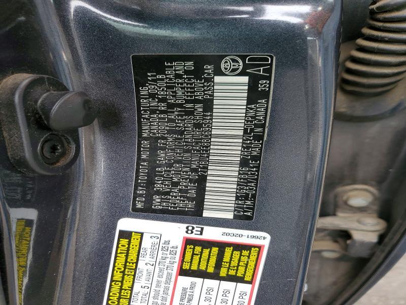 2011 Toyota Corolla le