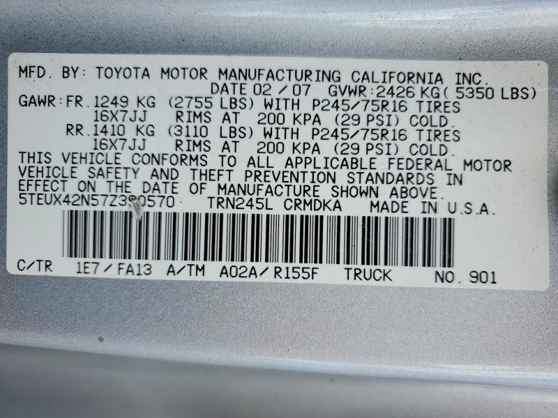 2007 Toyota Tacoma Deluxe