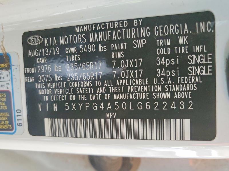 2020 KIA Sorento lx V6