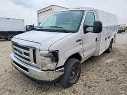 Salvage trucks for sale at Haslet, TX auction: 2014 Ford Econoline E350 Super Duty Cutaway Van