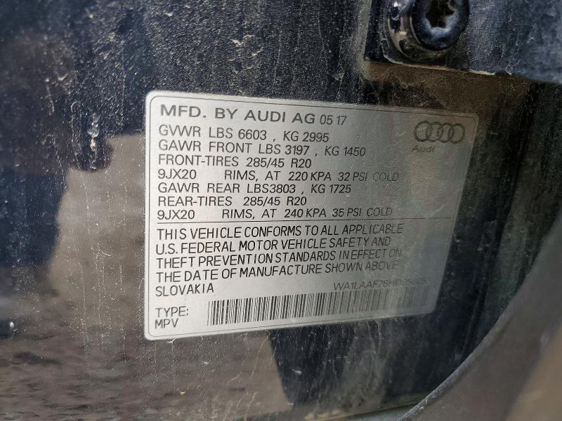 2017 Audi Q7 Premium Plus