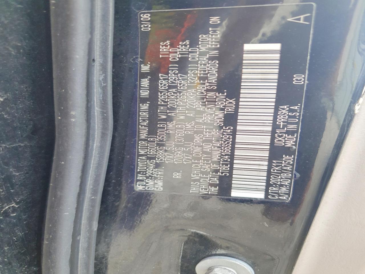 2006 Toyota Tundra SR5