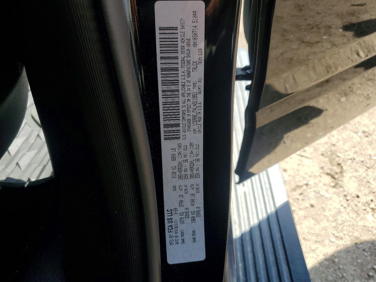 2020 Dodge 1500 Laramie