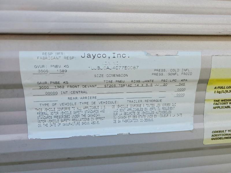 2012 Jayco Swift SLX Camper
