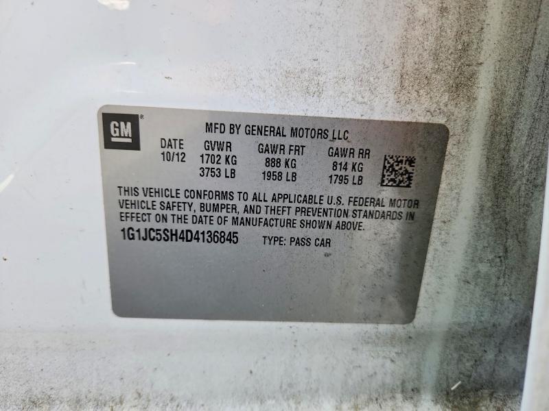 2013 Chevrolet Sonic lt