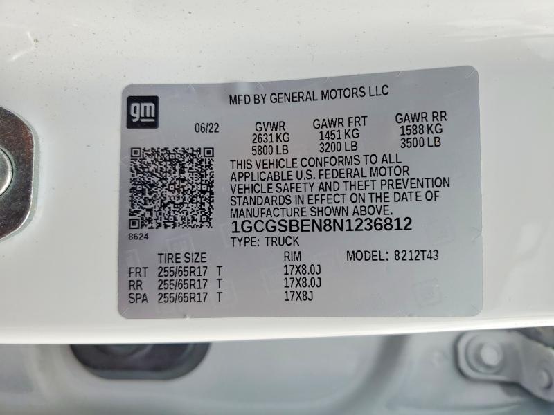 2022 Chev Colorado