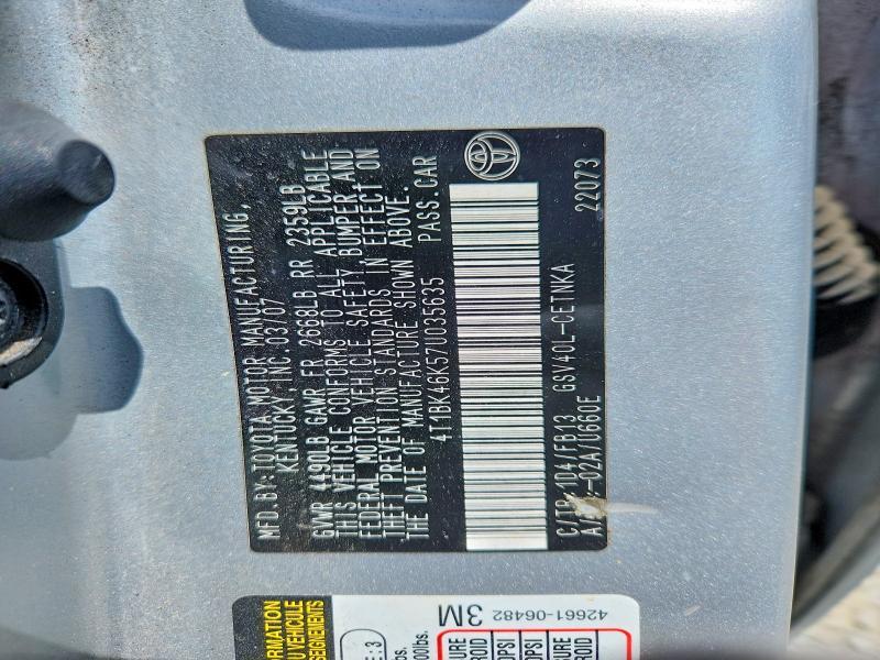 2007 Toyota Camry le V6