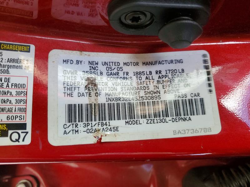 2005 Toyota Corolla le