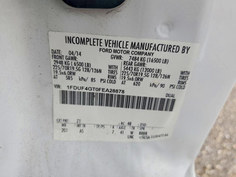 2015 Ford F450 Super Duty BOX Truck