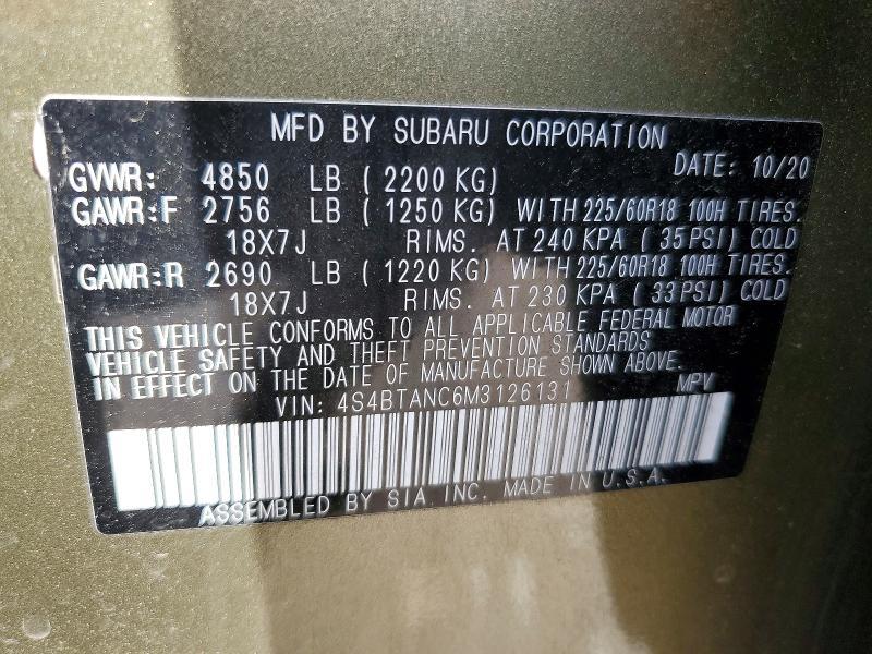 2021 Subaru Outback Limited