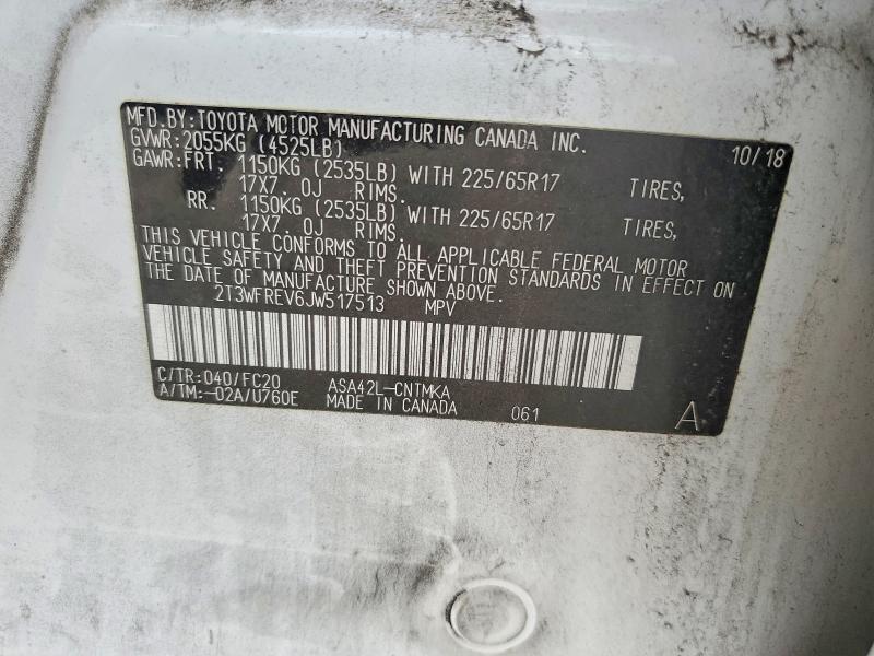 2018 Toyota Rav4 xle