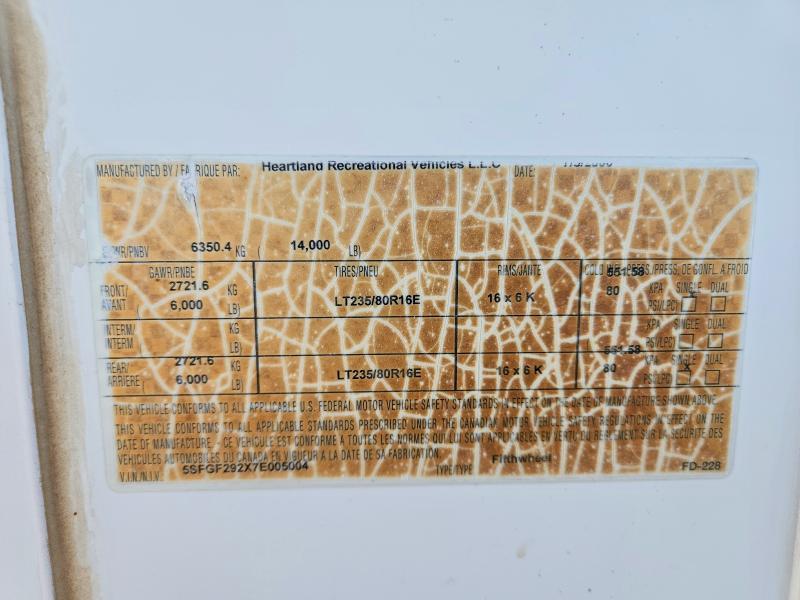 2007 Heartland RV Trailers-Camper