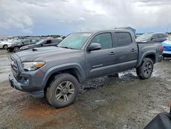 Salvage trucks for sale at Antelope, CA auction: 2017 Toyota Tacoma TRD Sport
