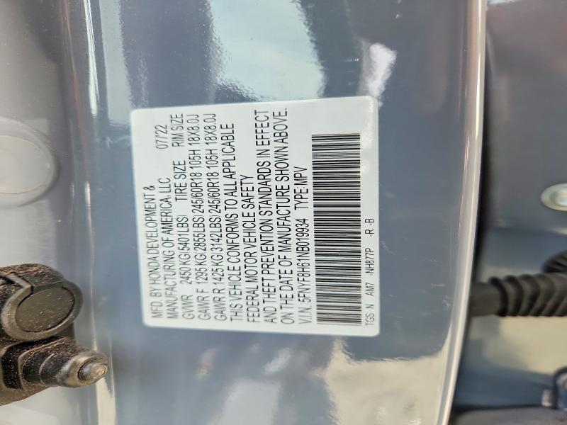 2022 Honda Passport Trail Sport