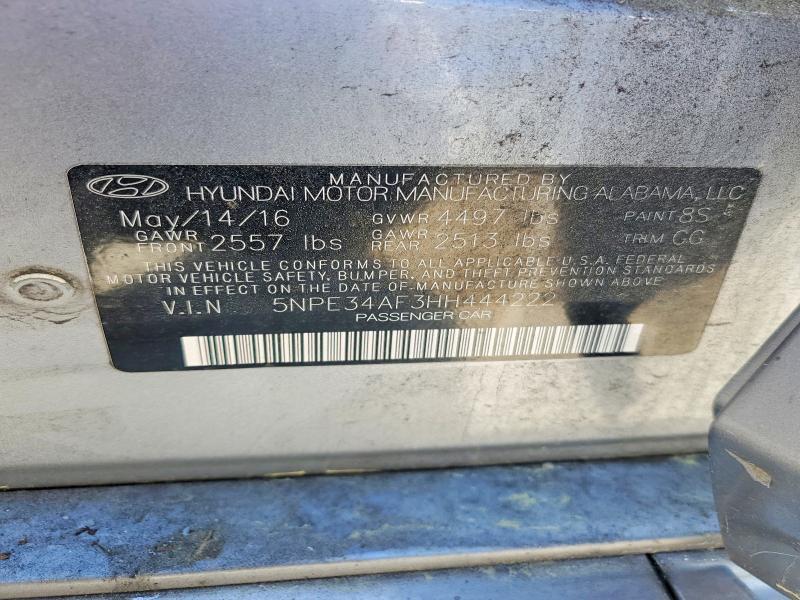 2017 Hyundai Sonata Sport