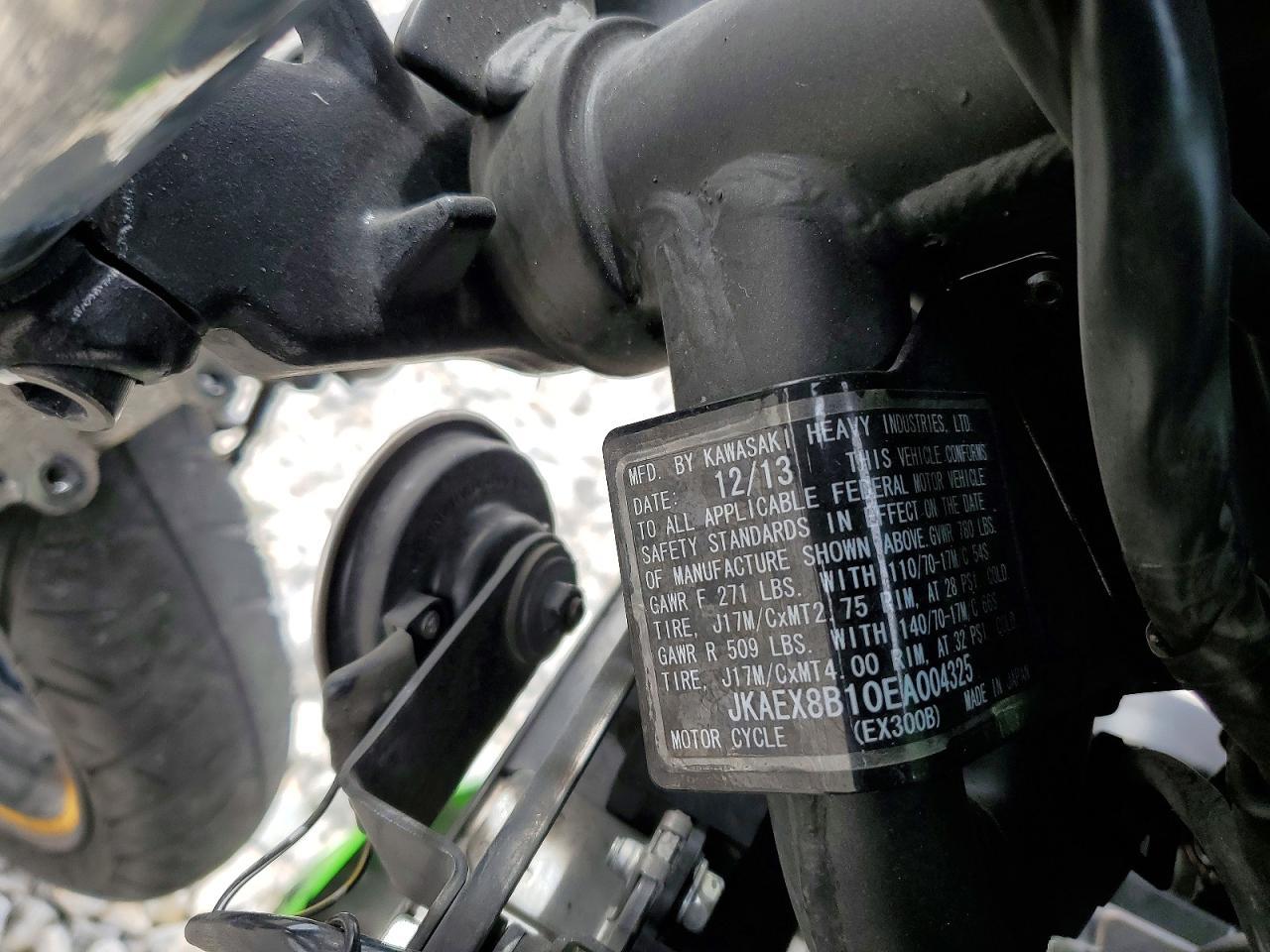 2014 Kawasaki EX300 B