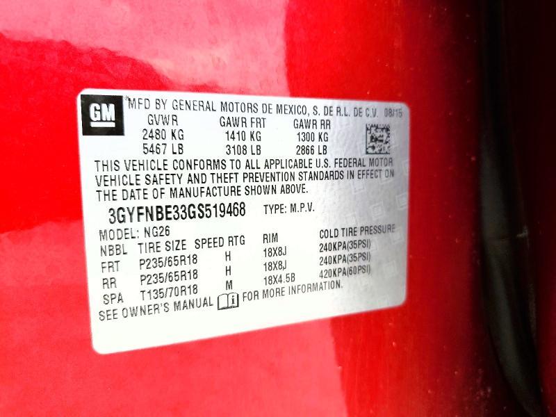 2016 Cadillac Srx Luxury Collection