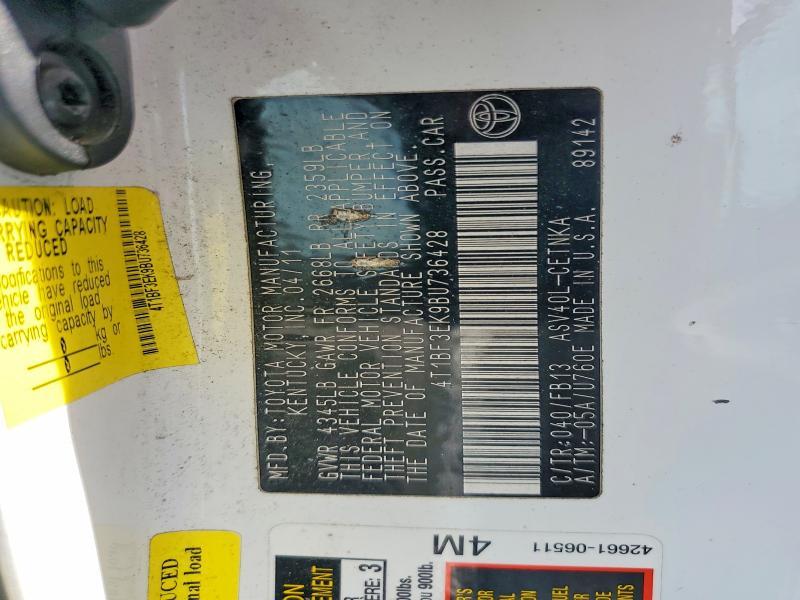 2011 Toyota Camry le