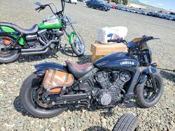 Salvage motorcycles for sale at American Canyon, CA auction: 2020 Indian Motorcycle Co. Scout Bobber Sixty ABS