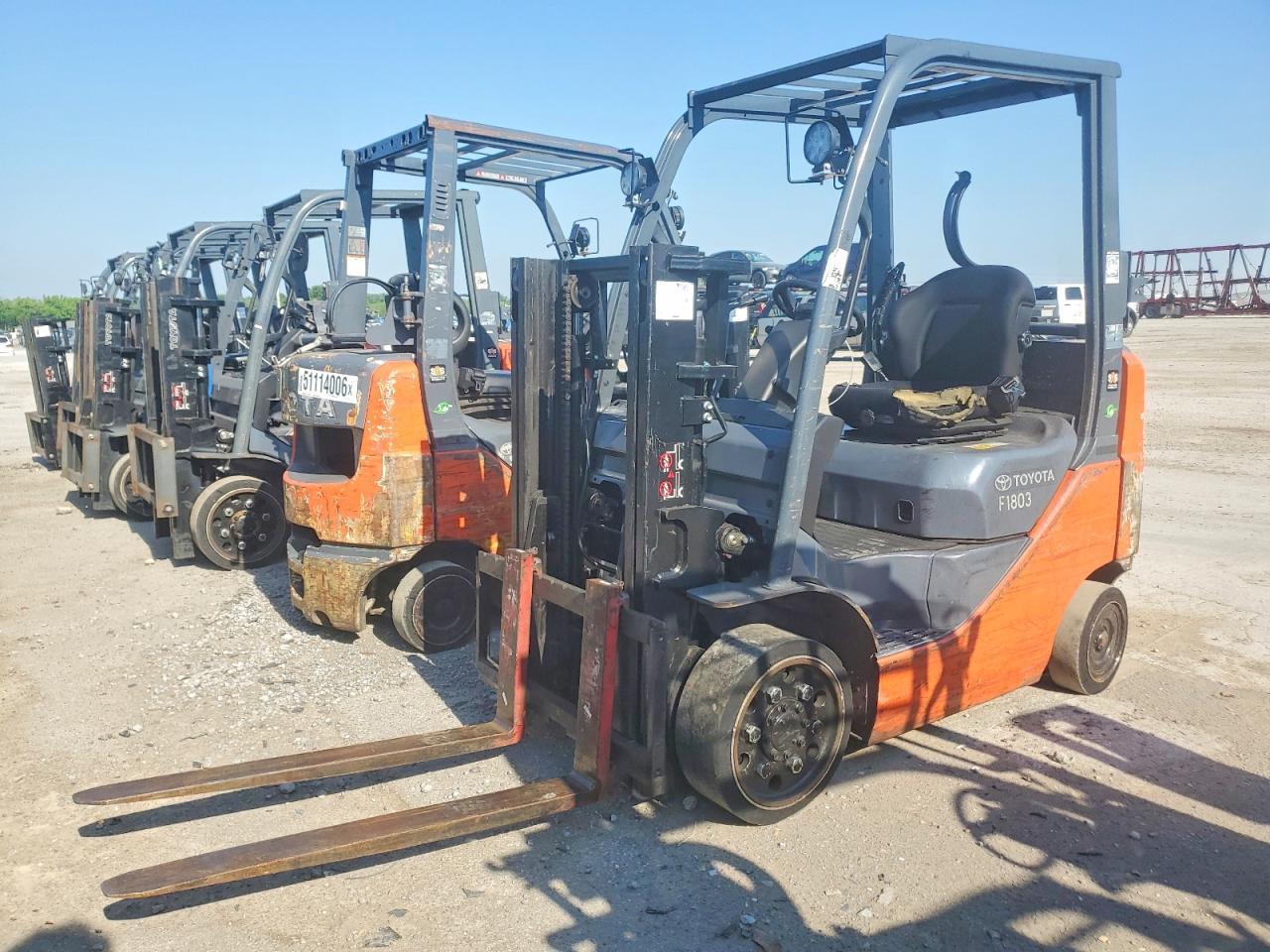 2016 Toyota 8FGCU20 Forklift