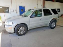 Mercury salvage cars for sale: 2007 Mercury Mariner Luxury