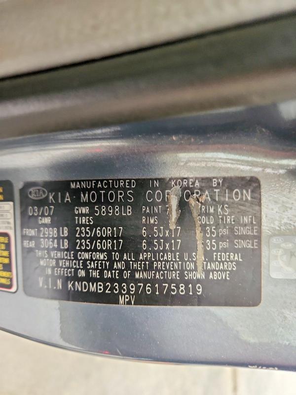 2007 KIA Sedona
