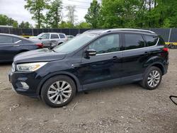 Ford Escape salvage cars for sale: 2017 Ford Escape Titanium