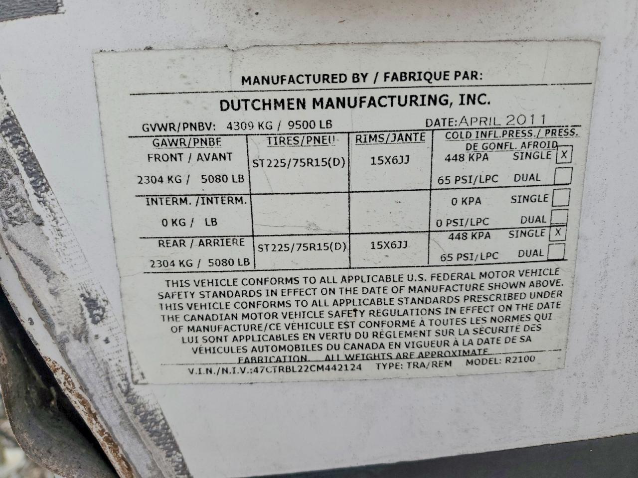 2012 Rubicon 2012 Dutchmen Rubicon Camper