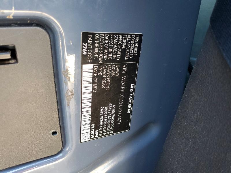 2019 Mercedes-Benz Sprinter 2500 Delivery Van