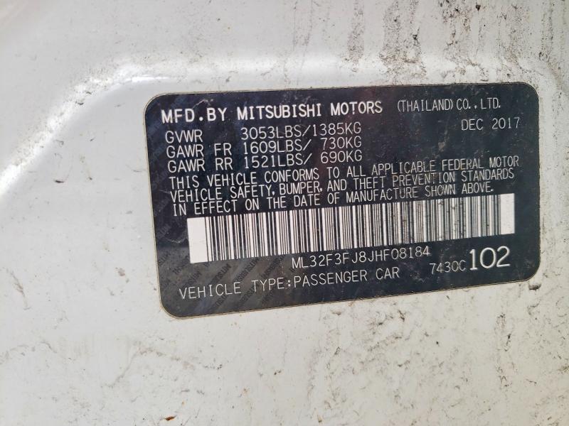 2018 Mitsubishi Mirage G4 es