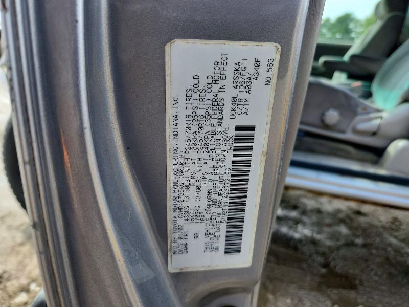 2002 Toyota Tundra SR5 V8