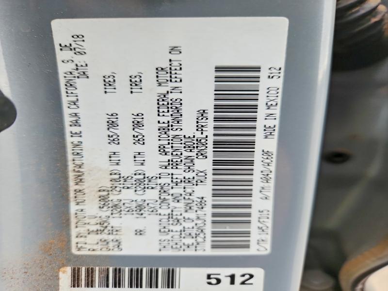 2018 Toyota Tacoma trd Off-road