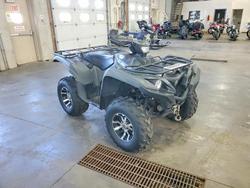 Salvage motorcycles for sale at Ham Lake, MN auction: 2018 Yama Grizzly 700-ATV