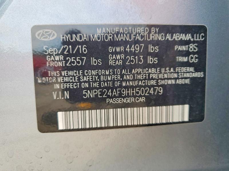 2017 Hyundai Sonata se