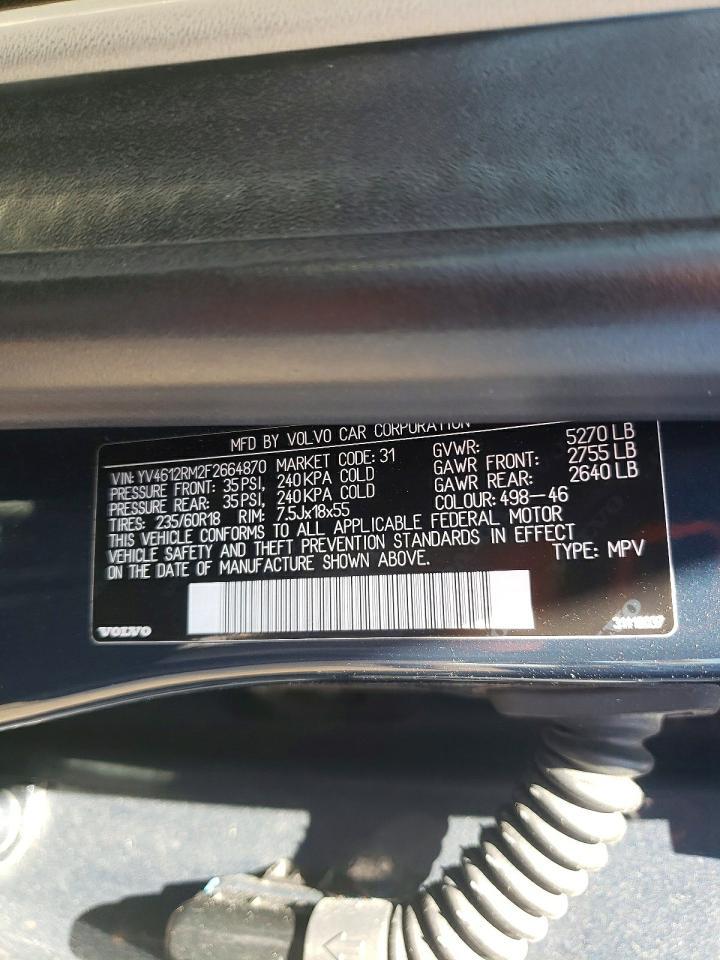 2015 Volvo Xc60 T5 Platinum