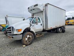 Salvage trucks for sale at Spanaway, WA auction: 2006 Ford F650 Super Duty Refrigerated BOX Truck